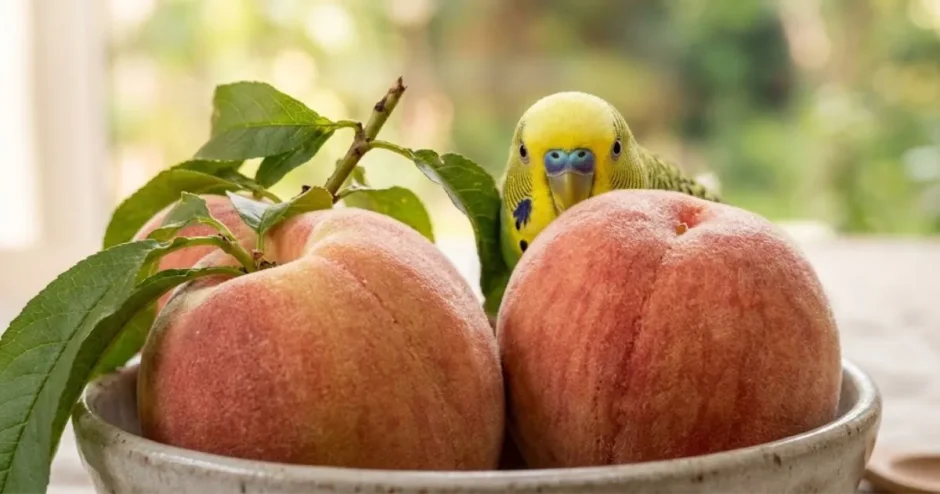 インコは桃を食べられる？桃以外にインコが食べて良い野菜や果物も解説