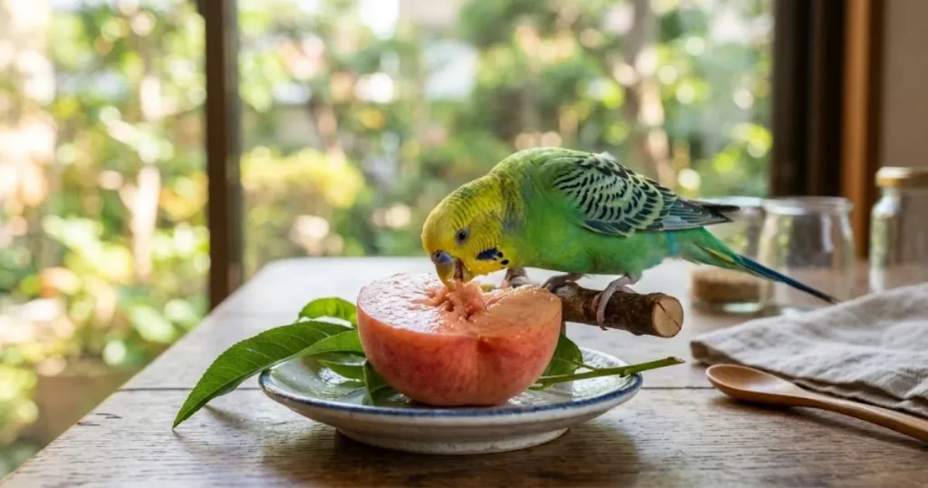 インコは桃を食べられる?