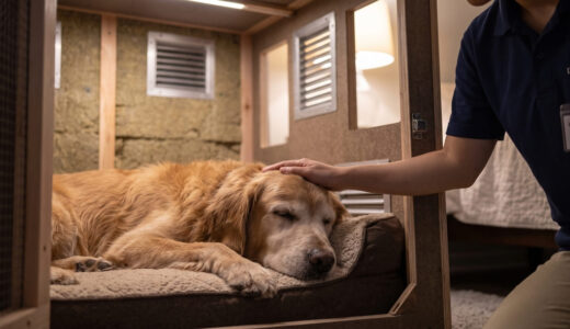 老犬の夜泣きに悩んだら？原因別の対処法と防音対策を解説