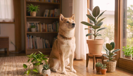 観葉植物の犬への危険性は？中毒症状の見分け方と対処・予防法を紹介